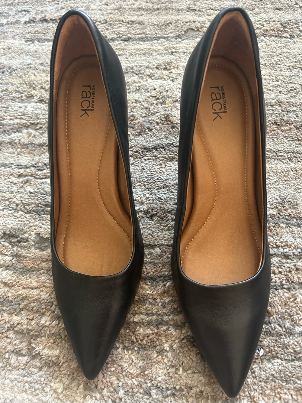 Nordstrom Rack Black Pointed-Toe Women's Heels